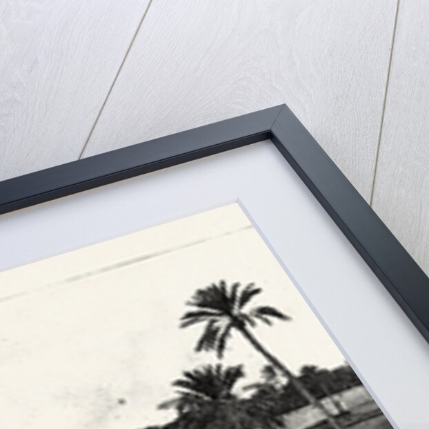 A Caravan Approaching an Old Fort in Biskra by Anonymous