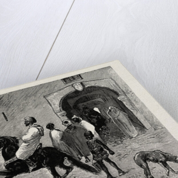 A Scene in Tangier, Morocco by Anonymous