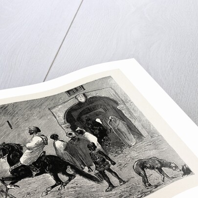 A Scene in Tangier, Morocco by Anonymous