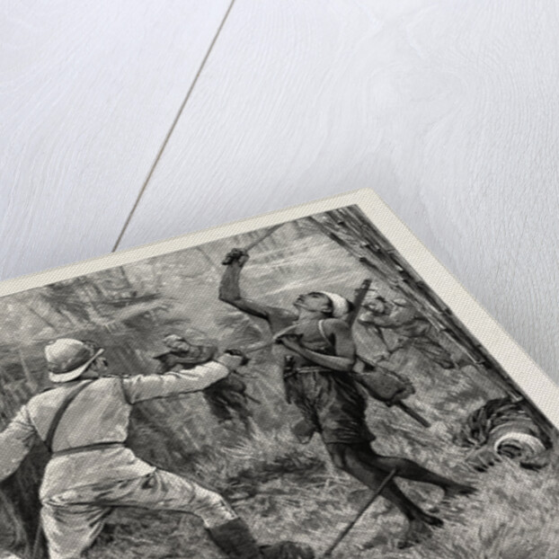 Surgeon Crimmin Winning the Victoria Cross at the Battle of Nga Kyaing, Burma by Anonymous