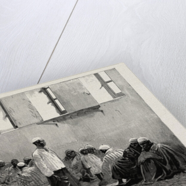 Emin Pasha's People at Home in the Abbassiyeh Barracks, Cairo, Egypt by Anonymous