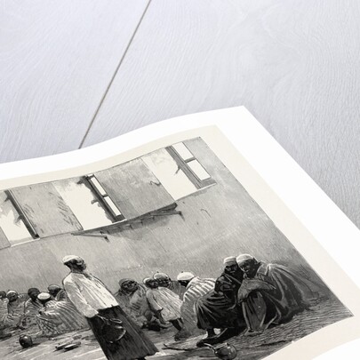 Emin Pasha's People at Home in the Abbassiyeh Barracks, Cairo, Egypt by Anonymous
