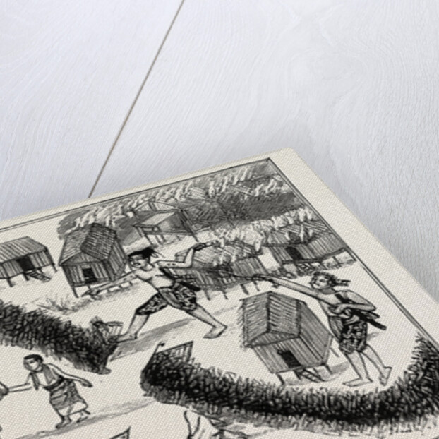 Life of a Burmese Dacoit, He Burns a Village by Anonymous