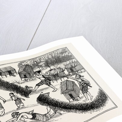 Life of a Burmese Dacoit, He Burns a Village by Anonymous