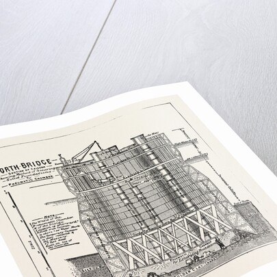 The Forth Bridge, Section Showing the Interior of a Caisson by Anonymous
