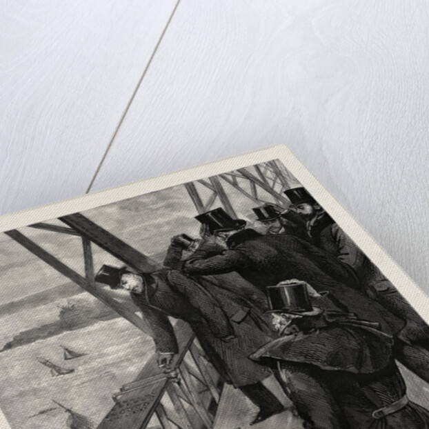 Opening of the Forth Bridge, the Prince Clinching the Last Rivet by Anonymous