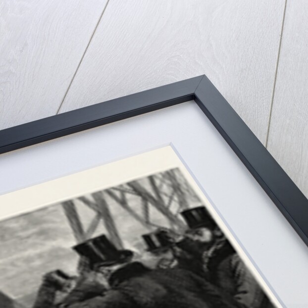 Opening of the Forth Bridge, the Prince Clinching the Last Rivet by Anonymous