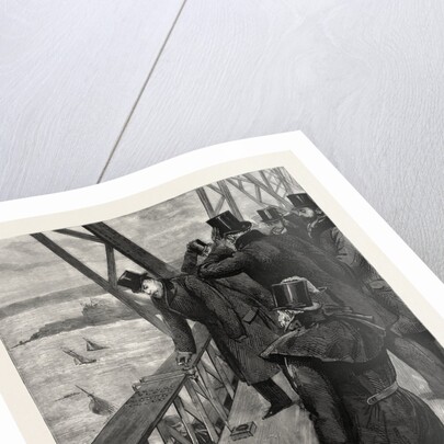 Opening of the Forth Bridge, the Prince Clinching the Last Rivet by Anonymous