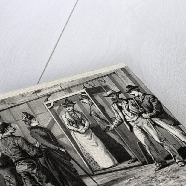 Transvaal Gold Fields, South Africa, Ladies Visit to the Jumpers Gold Mining Company, Going Down in the Cage by Anonymous