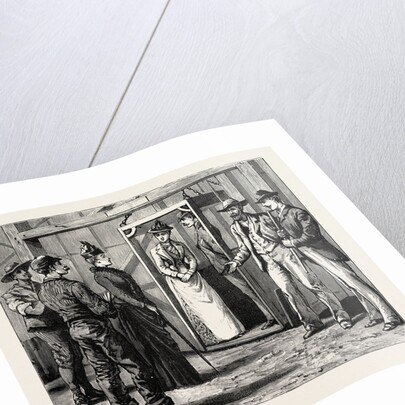 Transvaal Gold Fields, South Africa, Ladies Visit to the Jumpers Gold Mining Company, Going Down in the Cage by Anonymous