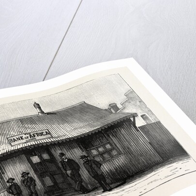 The Bank of Africa, Johannesburg, As It Was in 1887, South Africa by Anonymous