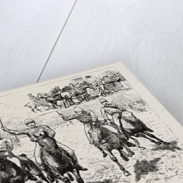 In Full Blast, a Cigar Race by Anonymous