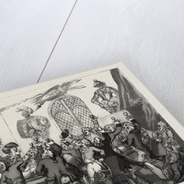 The Humours of Fox Hunting, 1788, the Dinner, Hunt by Anonymous