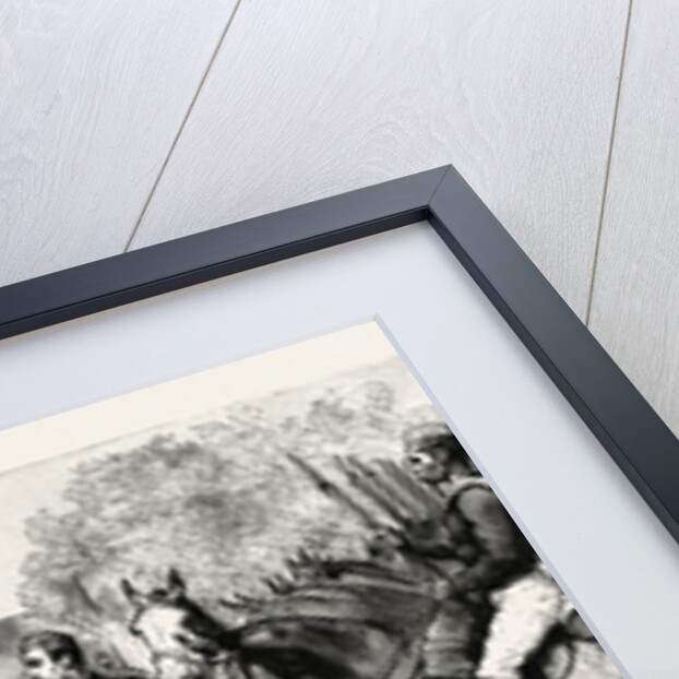 Dinizulu, Undabuko, and Chingwao, the Exiled Zulu Chiefs, Leaving the Gaol at Eshowe, Zululand, En Route by Anonymous