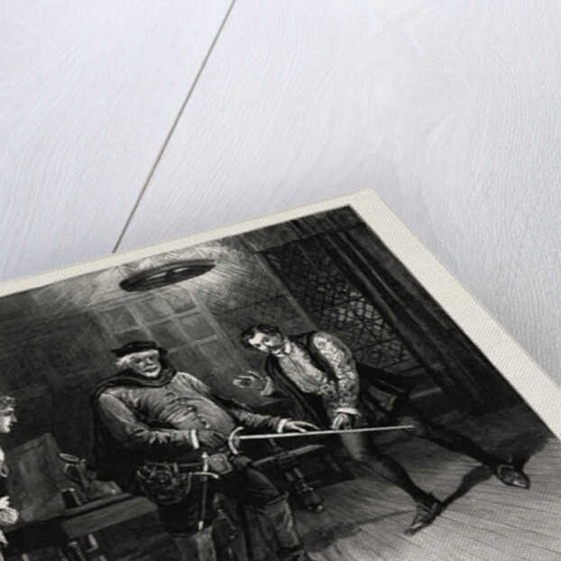 Scene from the Performance of Henry IV., Part I., by the Irving Dramatic Club at the Lyceum Theatre by Anonymous