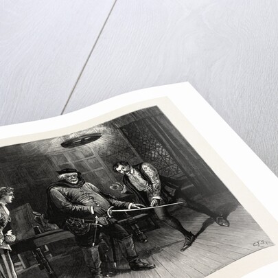 Scene from the Performance of Henry IV., Part I., by the Irving Dramatic Club at the Lyceum Theatre by Anonymous