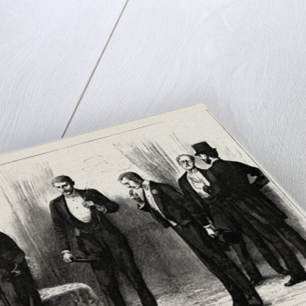 A Peep Into the Smoking Room at the Theatre by Anonymous