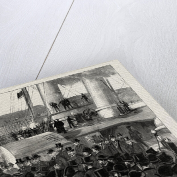 Once More on English Soil, Arrival of Stanley at the Admiralty Pier, Dover by Anonymous