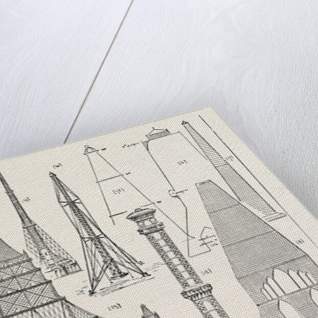 The Proposed Tower for London, Some of the Designs Now on View in the Hall of the Drapers Company by Anonymous