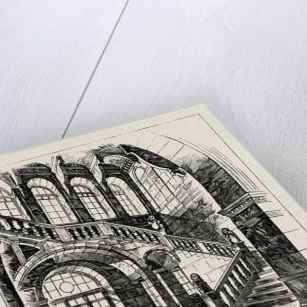 The Imperial Institute, London, East Staircase to First and Second Floors, Offices and Sample Rooms Wing by Anonymous