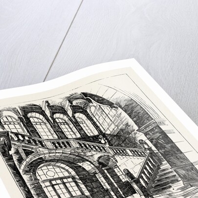 The Imperial Institute, London, East Staircase to First and Second Floors, Offices and Sample Rooms Wing by Anonymous