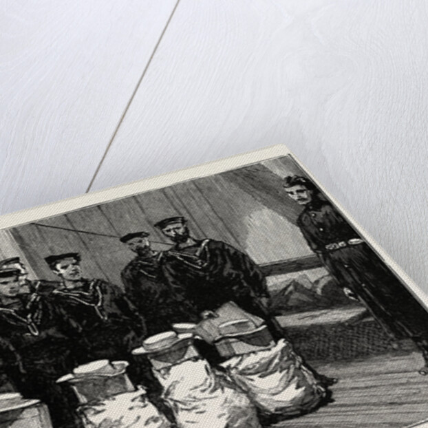 Stokers for the British Navy, Stokers Waiting to Be Drafted to a Sea Going Ship by Anonymous