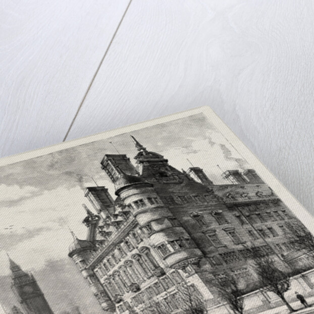 The New Police Offices on the Victoria Embankment, London by Anonymous