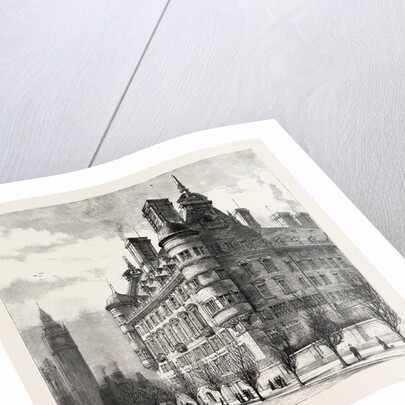 The New Police Offices on the Victoria Embankment, London by Anonymous