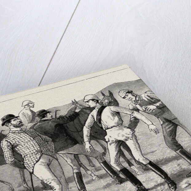 The Navy Cup at Gibraltar, the Midshipman Weighing Out by Anonymous