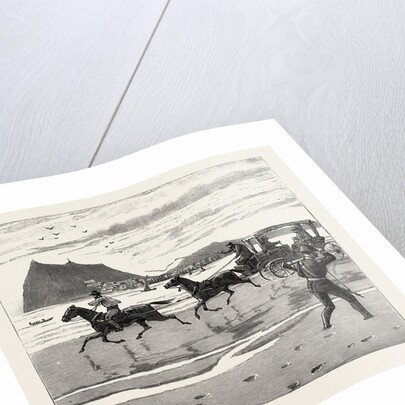 The Navy Cup at Gibraltar, Returning Home Across the Sands in the Orthodox Manner by Anonymous