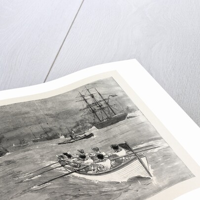 The Race at Greenhithe Between Naval Cadets of H.M.S. Worcester and H.M.S. Conway by Anonymous