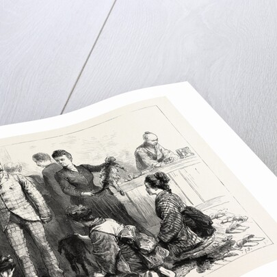 With the Duke and Duchess of Connaught in Japan, the Duke Buying Furs at Nikko by Anonymous