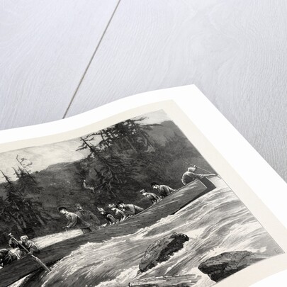 With the Duke and Duchess of Connaught in Japan, the Duke and Duchess and Their Suite Shooting the Katsura Rapids by Anonymous