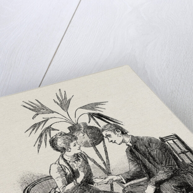 Our Curate Arranges with My Pretty Cousin to Tell Fortunes by Palmistry at His Bazaar by Anonymous