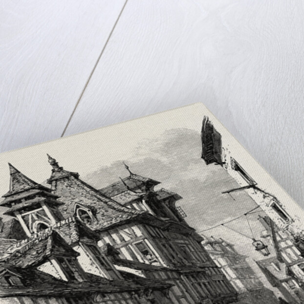 Old Houses in Rouen, Normandy and Brittany, France by Anonymous