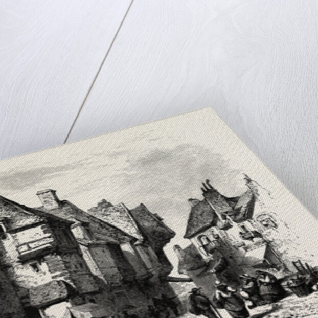 Old Houses at Dol or Dol-De-Bretagne, Normandy and Brittany, France by Anonymous