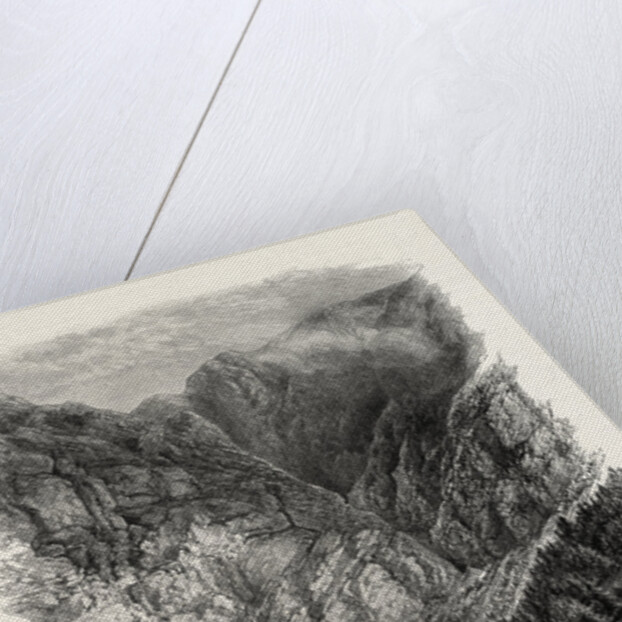 The Gemmi from Leuki, Gemmi Pass, Switzerland, the Passes of the Alps by Anonymous
