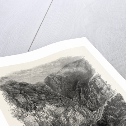 The Gemmi from Leuki, Gemmi Pass, Switzerland, the Passes of the Alps by Anonymous