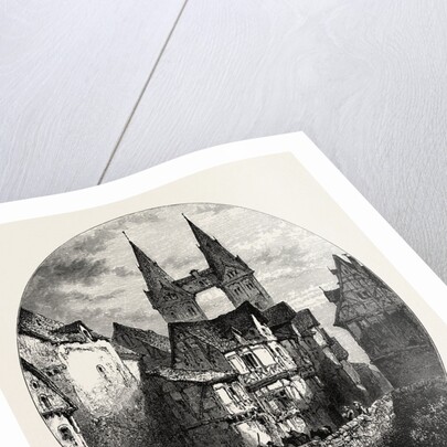 View in Boppart, the Rhine, Germany by Anonymous