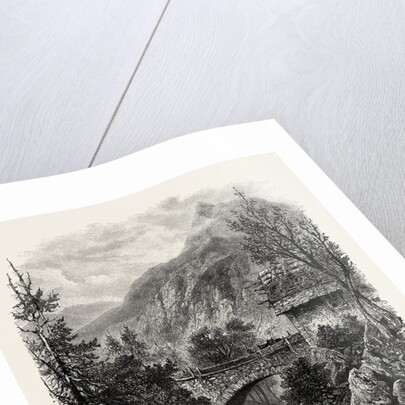 Bridge below Gavarnie, the Pyrenees, France by Anonymous