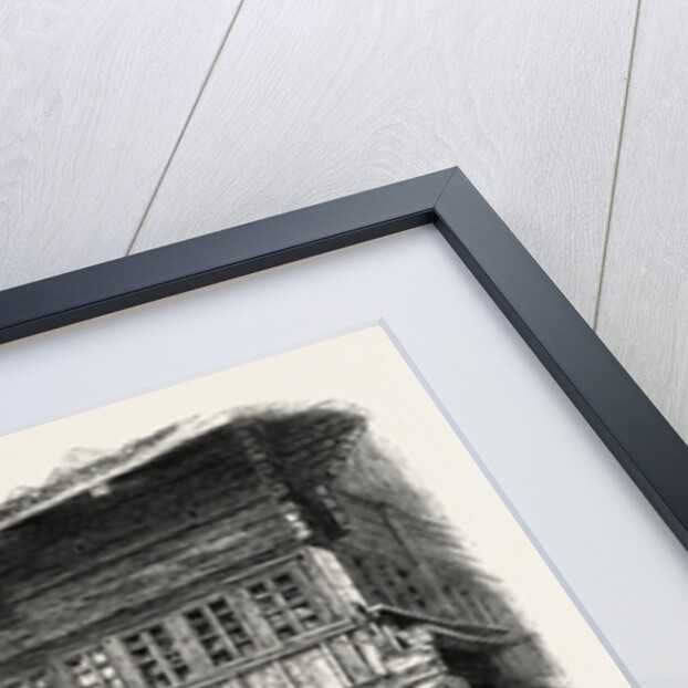 Houses at Unterseen, Bernese Oberland, Berner Oberland, Switzerland by Anonymous