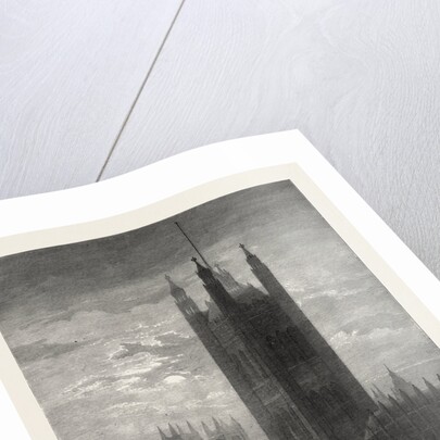The Victoria Tower, from Lambeth, Scenery of the Thames by Anonymous