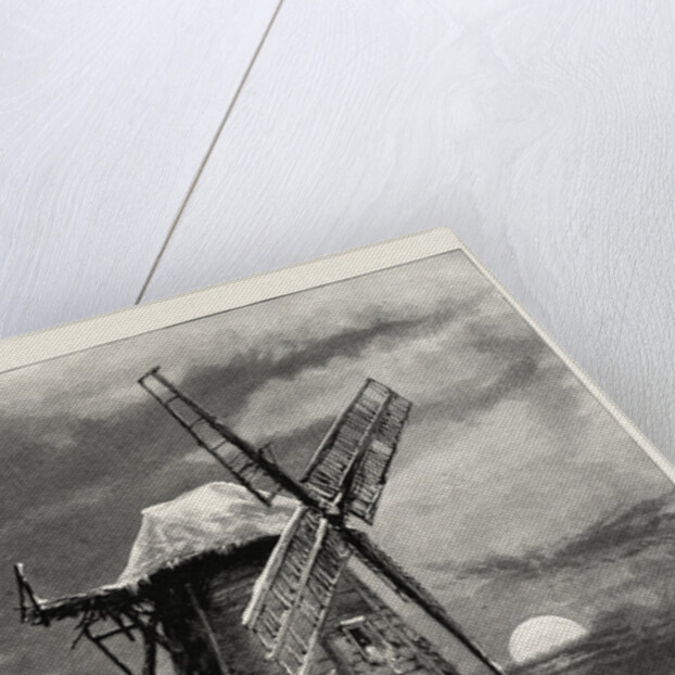 The Old Hampton Windmill, Scenery of the Thames by Anonymous