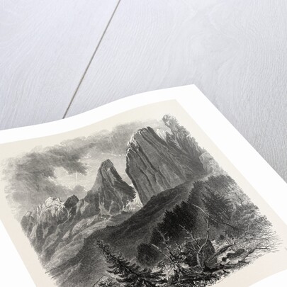 The Blattkogel, from the Sellajoch, Dolomites, South Tyrol, Italy by Anonymous