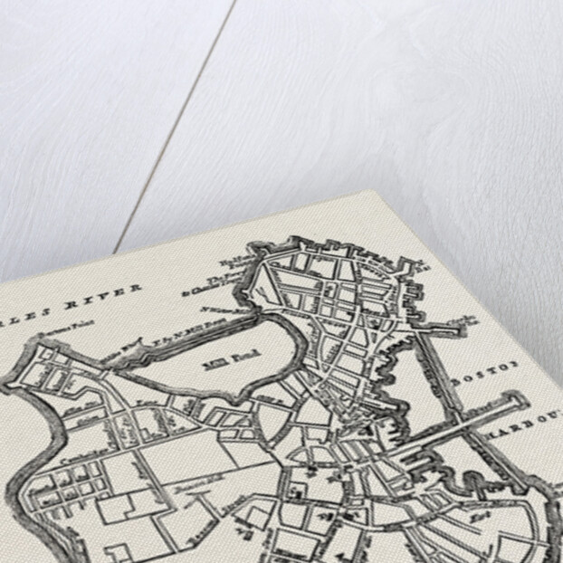 A Plan of Boston by Anonymous