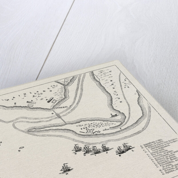 Plan of Attack on Sullivan's Island, from Faden's Atlas by Anonymous