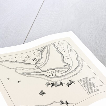 Plan of Attack on Sullivan's Island, from Faden's Atlas by Anonymous