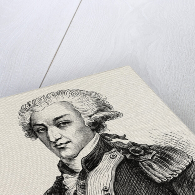 The Marquis De Lafayette Led Troops Alongside George Washington in the American Revolution by Anonymous