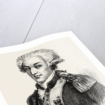 The Marquis De Lafayette Led Troops Alongside George Washington in the American Revolution by Anonymous