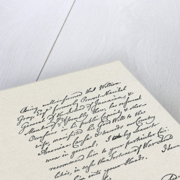 A Pass from Franklin to William Gray by Anonymous